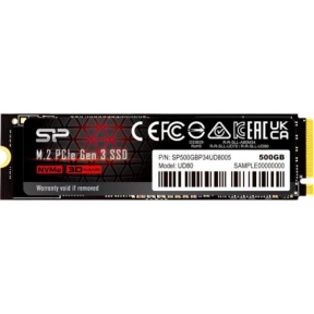 SSD Silicon Power UD80 500GB, PCI Express 3.0 x4, M.2 2280