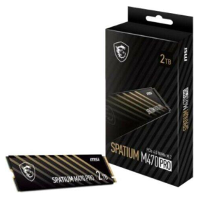 SSD MSI Spatium M470 Pro 2 TB, PCI Express 4.0 x4, M.2 2280
