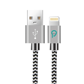 Cablu de date Spacer SPDC-LIGHT-BRD-ZBR-1.8, USB - Lightning, 1.8m, Zebra