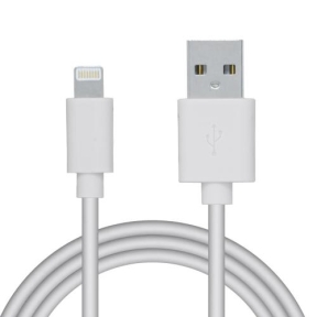 Cablu de date Spacer SPDC-LIGHT-PVC-W-0.5, USB - Lightning, 0.5m, White