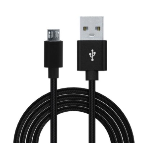 Cablu Spacer SPDC-MICRO-BRD-BK-0.5, USB - microUSB, 0.5m, Black