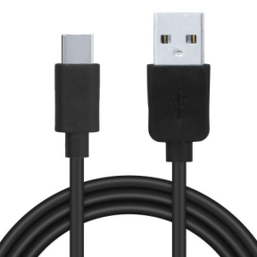 Cablu de date Spacer SPDC-TYPEC-PVC-BK-1.0, USB - USB-C, 1m, Black