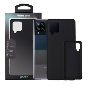 Protectie pentru spate Spacer SPPC-SM-GX-A42-TPU pentru Samsung Galaxy A42, Black