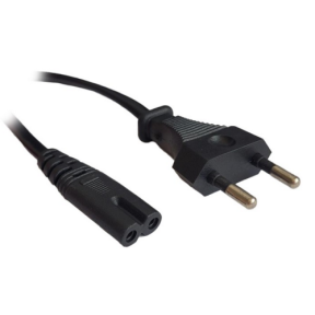 CABLU alimentare Spacer casetofon, 1.8m, intrare Euro plug, iesire C7, 10A, negru, "SPPW-EUPG-C7-10A-1.8" (timbru verde 0.08 lei)