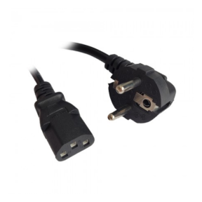 CABLU alimentare Spacer 5m, intrare Shucko, iesire C13, 10A, negru, "SPPW-SCHK-C13-10A-5.0" (timbru verde 0.8 lei)