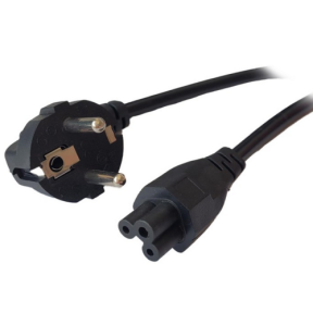 CABLU alimentare Spacer notebook 1.8m, intrare Shucko, iesire C5, 10A, negru, " SPPW-SCHK-C5-10A-1.8" (timbru verde 0.18 lei)