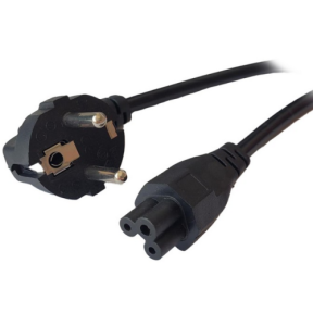 CABLU alimentare Spacer notebook 3m, intrare Shucko, iesire C5, 10A, negru, "SPPW-SCHK-C5-10A-3.0" (timbru verde 0.18 lei)