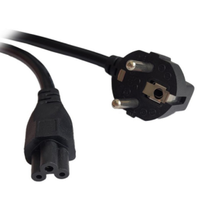 CABLU alimentare Spacer notebook  1m, intrare Shucko, iesire C5, 16A, negru, "SPPW-SCHK-C5-16A-1.0" (timbru verde 0.18 lei)