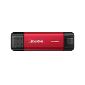 KINGSTON 512GB Dual USB-A/C Portable SSD Up to 1050MB/s USB 3.2 Gen 2