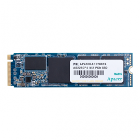 SSD Apacer AS2280P4 512GB, PCIe Gen3 x4, M.2