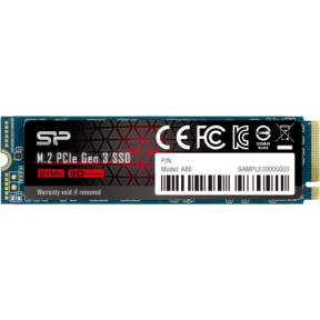 SSD Silicon-Power P34A80 256GB, PCI Express 3.0 x4, M.2