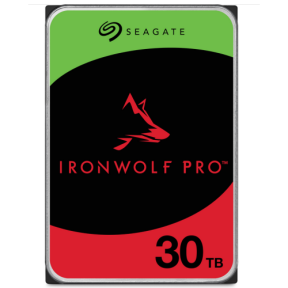 SEAGATE Ironwolf PRO Enterprise NAS HDD 30TB 7200rpm 6Gb/s SATA 256MB cache 8.9cm 3.5inch 24x7 for NAS RAID Rackmount systems BL