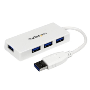 Hub USB Startech ST4300MINU3W, 4x USB 3.2 gen 1, White