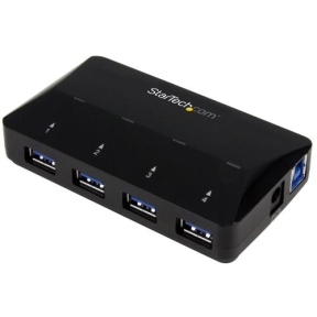 Hub USB Startech ST53004U1C, 4x USB 3.2 gen 1, Black