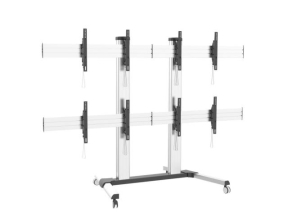 Stand VideoWall Techly ICA-TR4VW, 32-60 inch, Silver