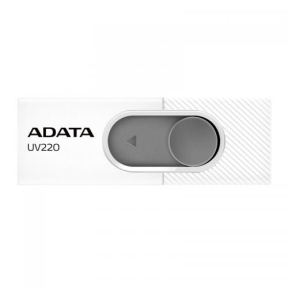 Stick Memorie AData UV220 64GB, USB 2.0, White-Gray