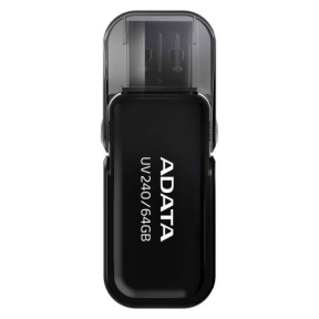 Stick memorie ADATA UV240 64GB, USB 2.0, Black