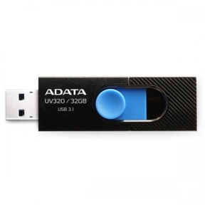 Stick Memorie AData UV320 32GB, USB 3.1, Black-Blue