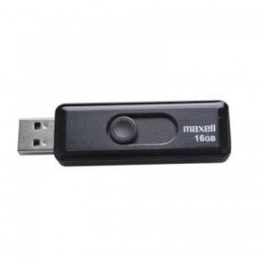 Stick memorie Maxell, 16GB, USB 2.0, Black