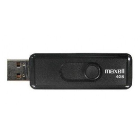 Stick memorie Maxell, 4GB, USB 2.0, Black
