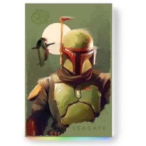 Hard Disk Portabil Seagate Boba Fett Special Edition FireCuda, 2TB, USB 3.0, Green