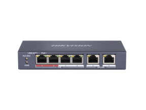 SWITCH HIKVISION 4 PORTURI POE