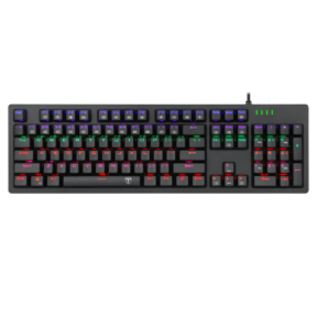 Tastatura T-Dagger Bermuda, Ice-Blue LED, USB, Black