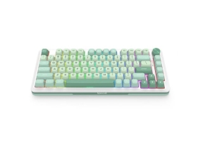 Tastatura Redragon Cyrus Pro, RGB LED, USB/USB Wireless/Bluetooth, White-Green
