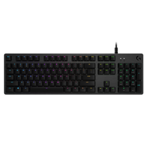 Tastatura Logitech G512 Carbon GX Red Linear Switch, RGB LED, USB, Layout Germana, Black