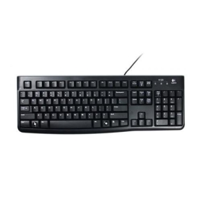 Tastatura Logitech K120, White LED, USB, Layout Ucraina, Black