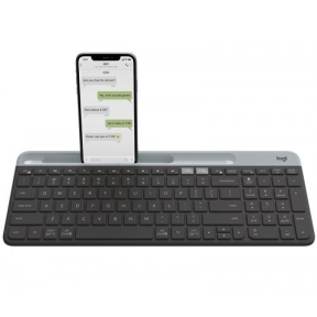 Tastatura Logitech K580, Layout Nordic, USB, Black-Grey