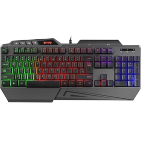 Tastatura Natec Fury Skyraider, RGB LED, USB, Black