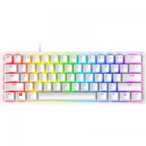 Tastatura Razer Huntsman Mini Mercury Edition Clicky Optical Switch ​Mecanica, RGB LED, USB, White