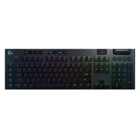 Tastatura Wireless Logitech G915 GL Linear, RGB LED, USB, Layout Germana, Black