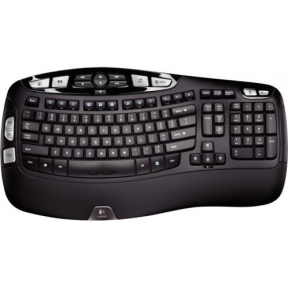 Tastatura Wireless Logitech K350, USB, Layout UK, Black