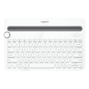 Tastatura Wireless Logitech K480, Bluetooth, Layout Germana, White