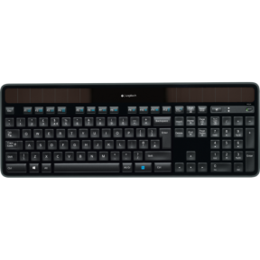 Tastatura Wireless Logitech K750 Solar, USB, Layout Spania, Black