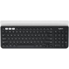 Tastatura Wireless Logitech K780, Bluetooth, Layout Germana, Black-White