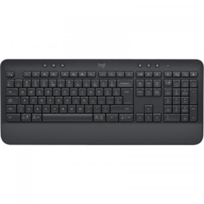 Tastatura Wireless Logitech Signature K650, Bluetooth/USB, Layout UK, Graphite