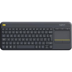 Tastatura Wireless Logitech Touch K400 Plus, USB, Layout Maghiara, Black