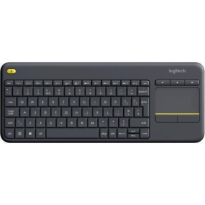 Tastatura Wireless Logitech Touch K400 Plus, USB, Layout Spania, Black