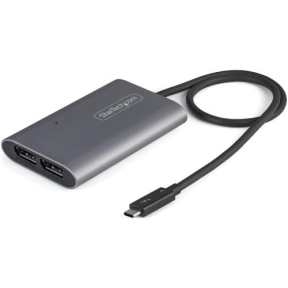 Adaptor Startech TB32DP14, USB-C - 2x Displayport, Gray