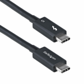Cablu de date Sartech TBLT5MM50CM240W, USB-C male - USB-C male, 0.5 m, Black