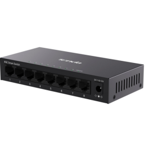 Switch Tenda TEG2208D, 8 porturi gigabit RJ-45, management Tenda CloudFi, metalic