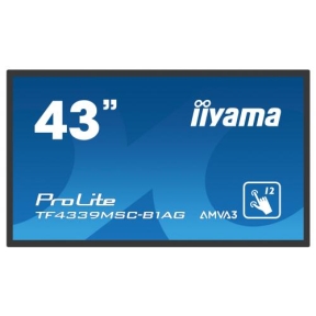 Business Display Iiyama Seria ProLite TF4339MSC-B1AG, 43inch, 1920x1080pixeli, Black