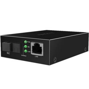 MEDIA CONVERTOR Tenda Single-Mode, 1 x RJ45 port, 1 x GE SC port, distanta 3km, Transmit:1550nm Receive:1310nm, metalic "TFC300B"