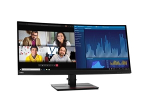 Monitor LED Lenovo ThinkVision P34w-20, 34 inch, 3440x1440, 6 ms, Black