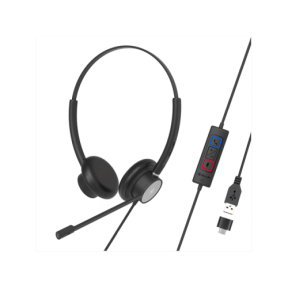 Casti cu microfon Tellur Voice 320, USB, Black
