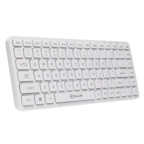 Tastatura Tellur Mini, USB Wireless, White