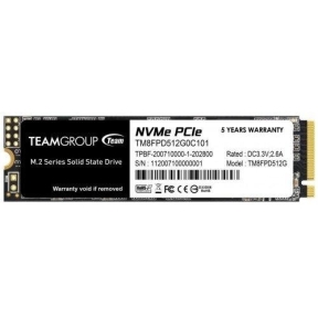 SSD TeamGroup MP33 Pro 512GB, PCIe Gen3 x4, M.2